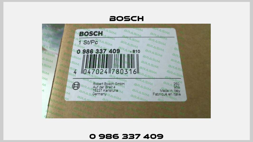 0 986 337 409 Bosch
