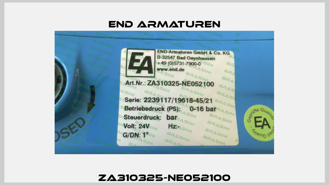 ZA310325-NE052100 End Armaturen