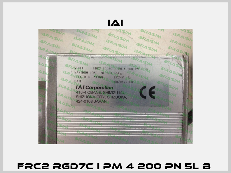 FRC2 RGD7C I PM 4 200 PN 5L B  IAI