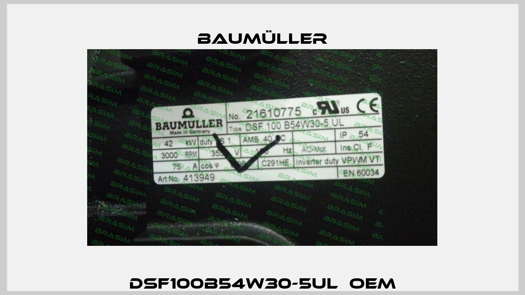 DSF100B54W30-5UL  OEM Baumüller
