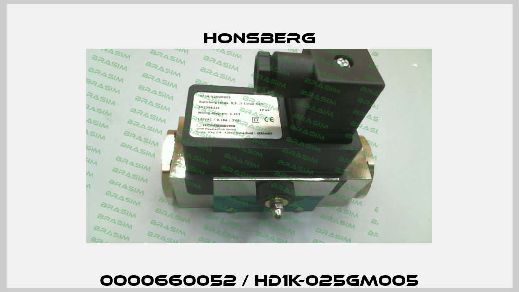 0000660052 / HD1K-025GM005 Honsberg