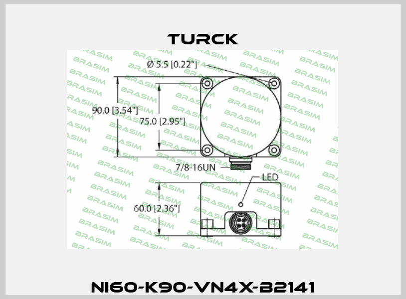 NI60-K90-VN4X-B2141 Turck