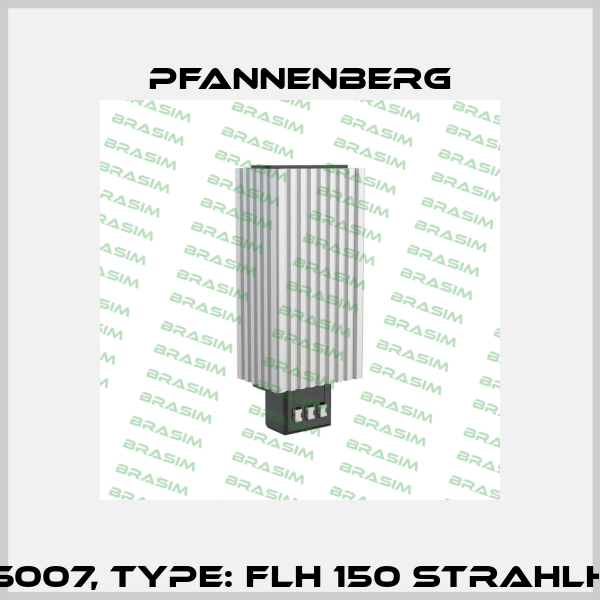 Art.No. 17015005007, Type: FLH 150 STRAHLH.150W 110-250AC Pfannenberg