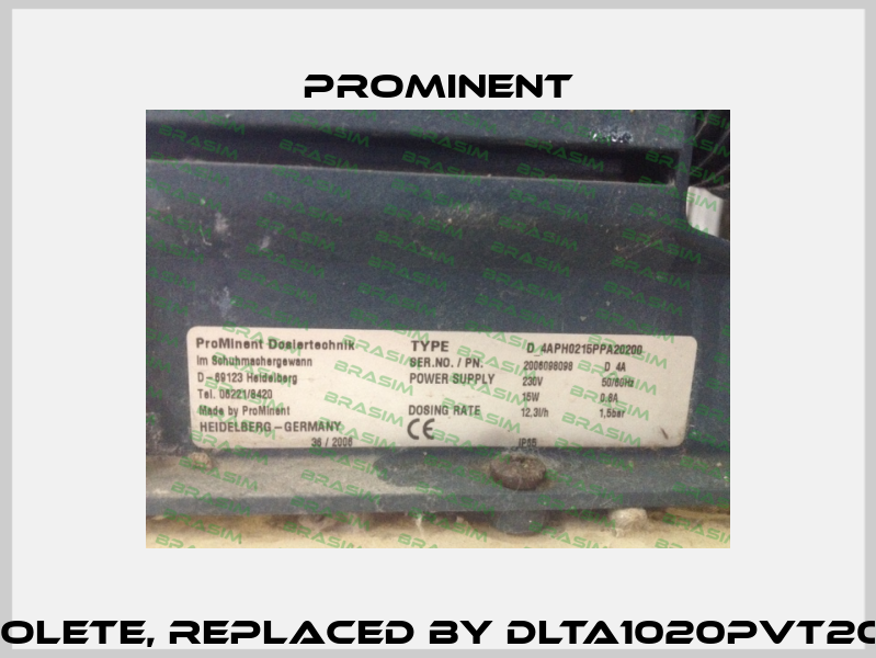 TTK16-330 - obsolete, replaced by DLTA1020PVT2000UA00M0DE0  ProMinent