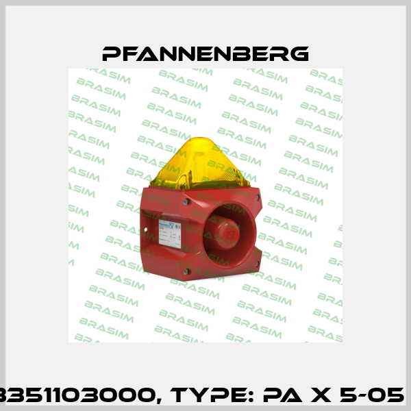 Art.No. 23351103000, Type: PA X 5-05 230 AC GE Pfannenberg