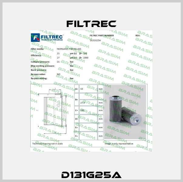 D131G25A Filtrec