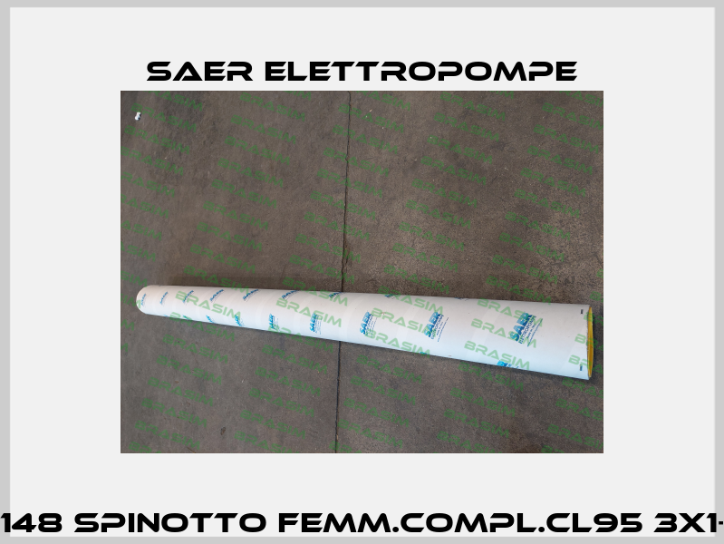 55400148 SPINOTTO FEMM.COMPL.CL95 3x1+1 MT 3 Saer Elettropompe
