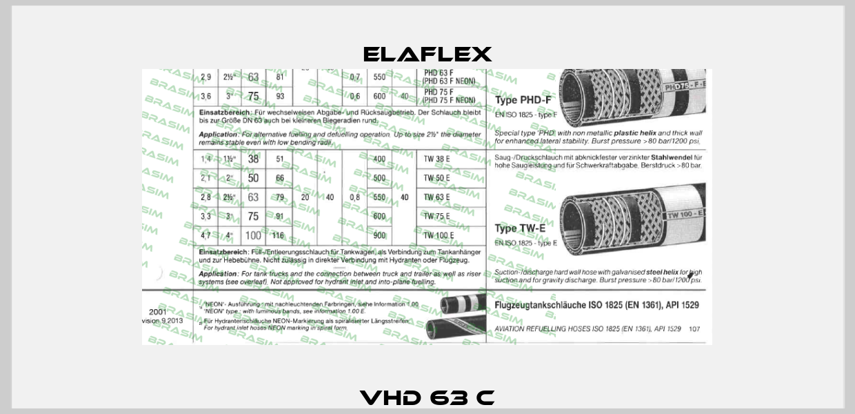 VHD 63 C Elaflex