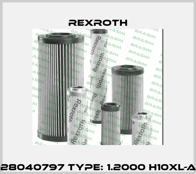 P/N: R928040797 Type: 1.2000 H10XL-A00-0-M Rexroth