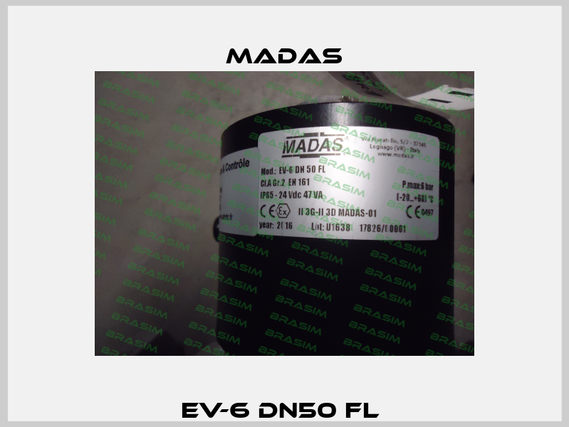 EV-6 DN50 FL  Madas