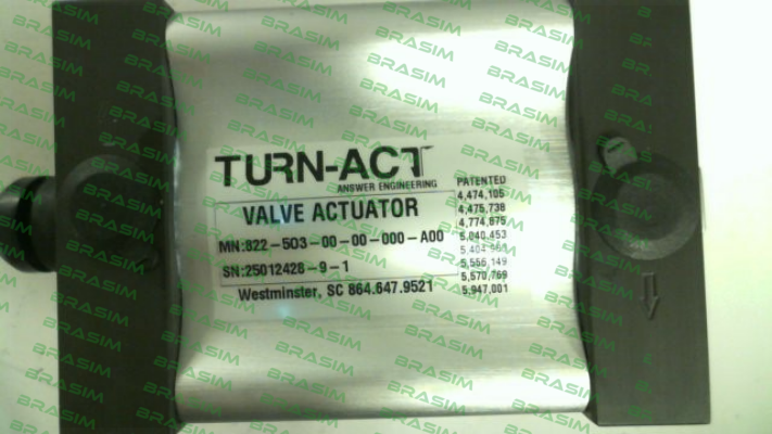 822-5O3-00-00-000-A00 TURN-ACT