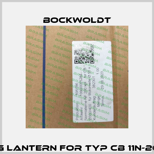coupling lantern for Typ CB 11N-200 L/4 DT Bockwoldt