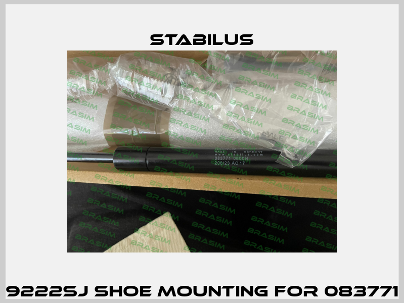 9222SJ shoe mounting for 083771 Stabilus