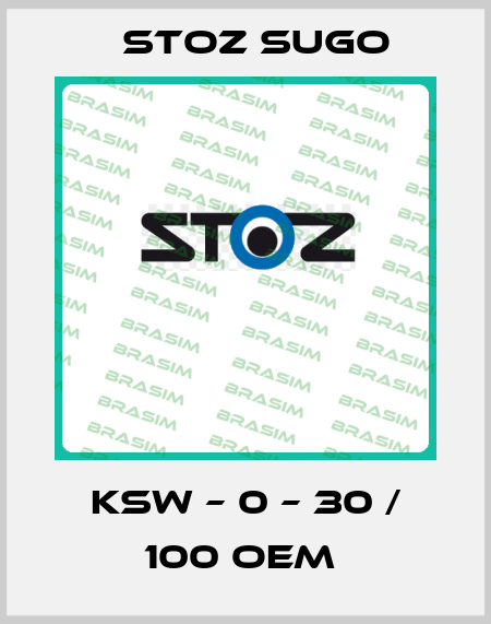 KSW – 0 – 30 / 100 OEM  Stoz Sugo